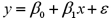 <strong>Consider the following simple linear regression model: .The random error term is:</strong> A)y B)x C)ε D)β<sub>0</sub>
