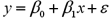 <strong>Consider the following simple linear regression model: ;β<sub>0</sub> and β<sub>1</sub> are:</strong> A)the response variables. B)the random error terms. C)the unknown parameters. D)the explanatory variables.