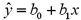 <strong>In the sample regression equation ,what is ?</strong> A)The y-intercept B)The slope of the equation C)The value of y when x = 0 D)The predicted value of y,given a specific x value