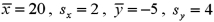 <strong>Consider the following data: ,and .What is the sample regression equation?</strong> A) B) C) D)