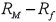<strong>The capital asset pricing model is given by: ,where = expected return on the market, = risk-free market return,and = expected return on a stock or portfolio of interest.The response variable in this model is:</strong> A) . B) . C) . D)
