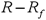 <strong>The capital asset pricing model is given by: ,where = expected return on the market, = risk-free market return,and = expected return on a stock or portfolio of interest.The explanatory variable in this model is:</strong> A) . B) . C) . D)
