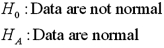<strong>For the goodness-of-fit test for normality,the null and alternative hypotheses are:</strong> A)   B)   C)   D)   <div style=padding-top: 35px> 