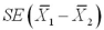 The margin of error in the confidence interval for the difference equals the standard error multiplied by either or ,depending on whether or not the population variances are known.