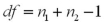 <strong>What formula is used to calculate the degrees of freedom for the t test for comparing two population means when the population variances are unknown and unequal?</strong> A) B) C) D)