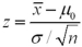 <strong>When conducting a hypothesis test concerning the population mean,and the population standard deviation is unknown,the value of the test statistic is calculated as __________.</strong> A) B) C) D)