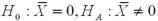 <strong>Which of the following represents an appropriate set of hypotheses?</strong> A) B) C) D)
