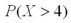 Given normally distributed random variable X with a mean of 10 and a variance of 4,find the following probabilities. A) b. c. d.