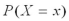 <strong>What is a characteristic of the mass function of a discrete random variable X?</strong> A)The sum of probabilities over all possible values x is 1. B)For every possible value x,the probability is between 0 and 1. C)Describes all possible values x with the associated probabilities . D)All of the above.