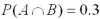 <strong>Let ,and .Compute .</strong> A)0.15 B)0.30 C)0.45 D)0.50