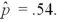 Determine the p-value for H<sub>0</sub>: p = .5;versus H<sub>A</sub>: p ≠ .5,when n = 225 and V