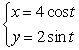 <strong>Sketch the plane curve defined by the given parametric equations. </strong> A) B) C) D)