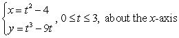 <strong>Compute the surface area of the surface obtained by revolving the given curve about the indicated axis. </strong> A) 237.13 B) 470.92 C) 840.14 D) 34.55