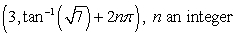 <strong>Find all polar coordinate representations of the given rectangular point. </strong> A) B) C) D)