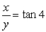 <strong>Find a corresponding x-y equation. r = 4</strong> A) B) x<sup>2</sup> + y<sup>2</sup> = 16 C) D) x<sup>2</sup> + y<sup>2</sup> = 4