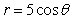 <strong>Find a corresponding x-y equation. </strong> A) B) C) x = 5 D) x<sup>2</sup> + y<sup>2</sup> = 5