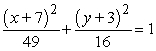 Find the vertices, foci, and directrices of the given ellipse.  