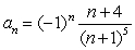 <strong>Write a formula that produces the given terms of the sequence. , , </strong> A) B) C) D)