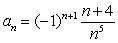 <strong>Write a formula that produces the given terms of the sequence. , , </strong> A) B) C) D)