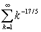 Determine the convergence or divergence of . Show all your work.