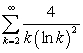 Determine the convergence or divergence of . Show all your work.