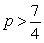 <strong>Determine all values of p for which the series converges.</strong> A) B) C) D)