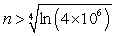 <strong>Determine the number of terms needed to obtain the sum of to within 10<sup>-6</sup>.</strong> A) or n = 13 B) or n = 2 C) or n = 4 D) or n = -13