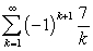 <strong>Determine how many terms are needed to estimate to within 0.0001.</strong> A) k = 7 B) k = 8 C) k = 6,999 D) k = 70,000