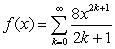 <strong>Find a power series representation and radius of convergence for by integrating or differentiating a series.</strong> A) ; B) ; C) ; D) ;