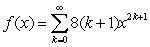 <strong>Find a power series representation and radius of convergence for by integrating or differentiating a series.</strong> A) ; B) ; C) ; D) ;