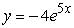 <strong>Find the solution of the differential equation, y' = 5y, satisfying the initial condition, y(0) = -4.</strong> A) B) C) D)