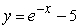 <strong>Find the solution of the differential equation, y' = -y, satisfying the initial condition, y(0) = -5.</strong> A) B) C) D)