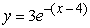 <strong>Find the solution of the differential equation, y' = -y, satisfying the initial condition, y(4) = 3.</strong> A) B) C) D)