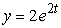 <strong>The Polymerase Chain Reaction (PCR) is used to replicate segments of DNA. It is used to make DNA samples big enough for testing, starting from very small samples collected, for instance, from a crime scene. PCR can double the number of a particular DNA segment every two minutes. Write an equation for the number of segments as a function of the number of minutes, t, if there is initially just one segment.</strong> A) B) C) D)