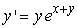<strong>Is the following differential equation separable or not? </strong> A) separable B) not separable