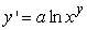 <strong>Find the solution to the following separable differential equation. , a is a constant</strong> A) B) C) D)