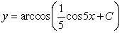 <strong>The differential equation is separable. Find the general solution in an explicit form. </strong> A) B) C) D)