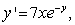 <strong>Solve the following initial value problem explicitly. y(1) = -3</strong> A) B) C) D)