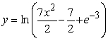 <strong>Solve the following initial value problem explicitly. y(1) = -3</strong> A) B) C) D)