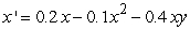 <strong>Find all equilibrium points for the following coupled predator-prey-model equations. </strong> A) (0, 0), (2.000, 0), (0.500, 0.375) B) (0, 0), (0.500, 0), (2.000, 0.500) C) (0, 0), (0.500, 2.000), (0, 0.375) D) (0, 0), (2.000, 0), (0.500, 0.250)