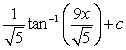<strong>You are given a pair of integrals below. Evaluate the integral that can be worked using the techniques covered so far (the other cannot). and </strong> A) B) C) D)