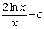 <strong>Evaluate the integral. </strong> A) B) C) D)
