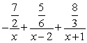 <strong>Find the partial fraction decomposition. </strong> A) B) C) D)