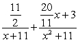 <strong>Find the partial fraction decomposition. </strong> A) B) C) D)