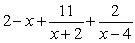 <strong>Find the partial fraction decomposition. </strong> A) B) C) D)