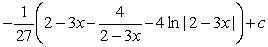 <strong>Use a table of integrals to find an antiderivative. </strong> A) B) C) D)