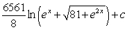 <strong>Use a table of integrals to find an antiderivative. </strong> A) B) C) D)