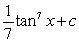 <strong>Use a table of integrals to find an antiderivative. </strong> A) B) C) D)