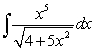 <strong>Use a table of integrals to find an antiderivative. </strong> A) B) C) D)