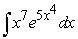 <strong>Use a table of integrals to find an antiderivative. </strong> A) B) C) D)